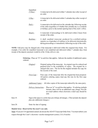 Form AO435 Transcript Order - Nevada, Page 3