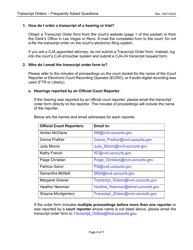 Form AO435 Transcript Order - Nevada, Page 4