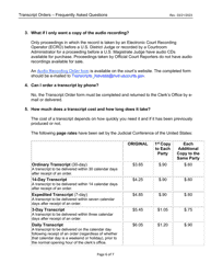 Form AO435 Transcript Order - Nevada, Page 6