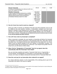 Form AO435 Transcript Order - Nevada, Page 7