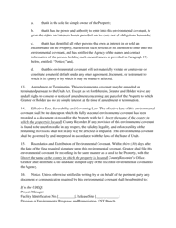 Environmental Covenant - Utah, Page 4