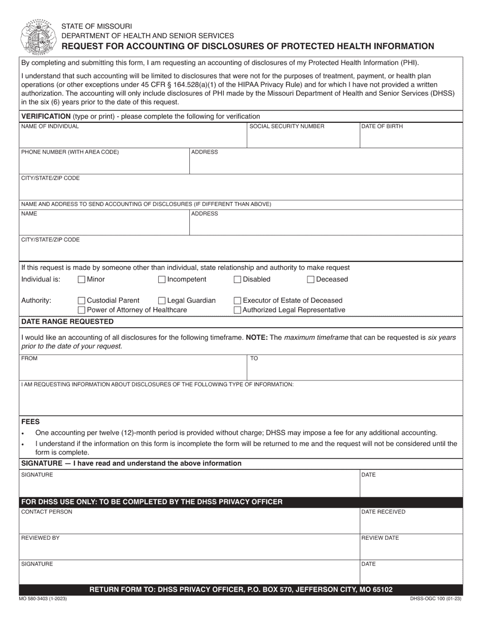 Form Mo580 3403 Fill Out Sign Online And Download Fillable Pdf Missouri Templateroller 3446