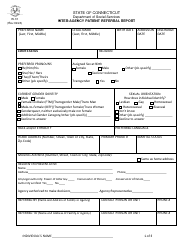 Form W-10 Inter-Agency Patient Referral Report - Connecticut