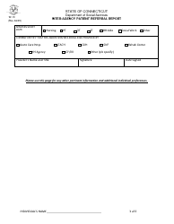 Form W-10 Inter-Agency Patient Referral Report - Connecticut, Page 3