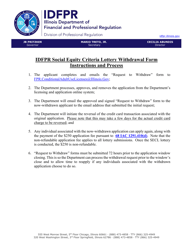 Form IL486-2492 Idfpr Social Equity Criteria Lottery Withdrawal Form - Illinois