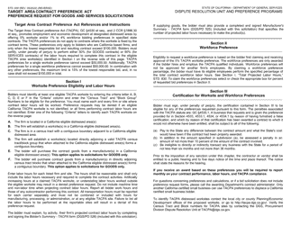 Form STD.830 Target Area Contract Preference Act Preference Request for Goods and Services Solicitations - California, Page 2