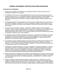 Form DGS PD2 Federal Debarment Certification Form - California, Page 2