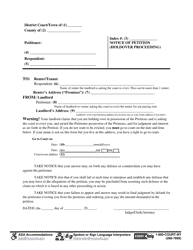 Document preview: Notice of Petition (Holdover Proceeding) - Suffolk County, New York
