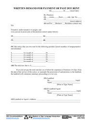 Document preview: Written Demand for Payment of Past Due Rent - Suffolk County, New York