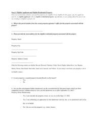 Form 1 (DEP-62ER23-2) Hurricane Restoration Reimbursement Grant Program Application - Florida, Page 2