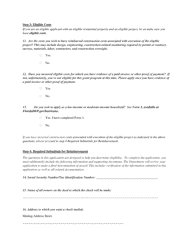 Form 1 (DEP-62ER23-2) Hurricane Restoration Reimbursement Grant Program Application - Florida, Page 5