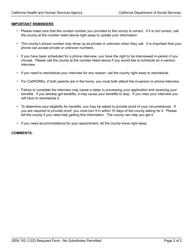 Form GEN102 Appointment Letter - California, Page 2