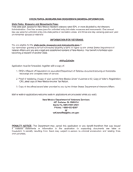 DVS Form 15 Application for Disabled Veteran Free State Parks, Museums and Monuments Pass - New Mexico, Page 2