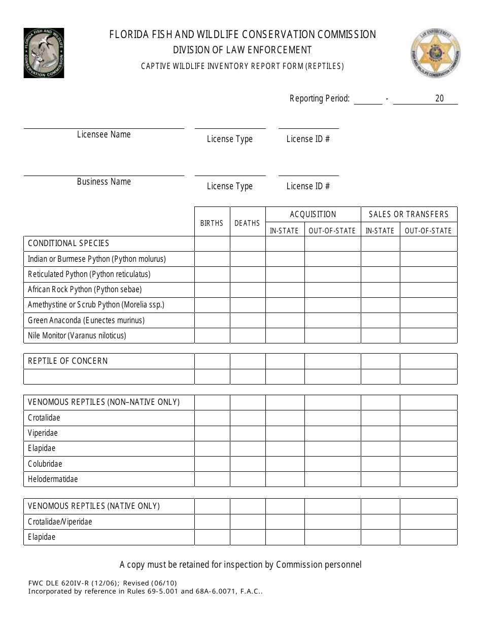 FWC Form DLE620IV-R - Fill Out, Sign Online and Download Fillable PDF ...