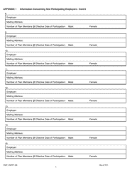 Simplified Money Purchase Pension Plan Annual Information Return - Manitoba, Canada, Page 5