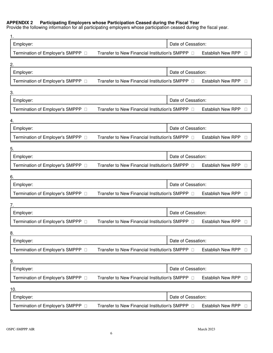 Simplified Money Purchase Pension Plan Annual Information Return - Manitoba, Canada, Page 6