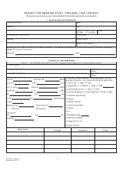 Document preview: EPSDT-PCS Form 90 Request for Medicaid Epsdt - Personal Care Services - Louisiana