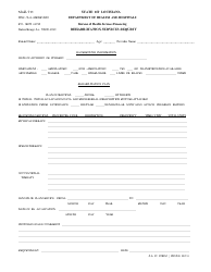 Document preview: Form PA02 Rehabilitation Services Request - Louisiana