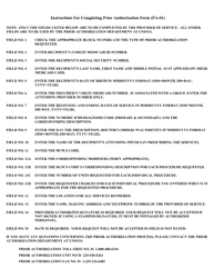 Form PA-01 Request for Prior Authorization - Louisiana, Page 2