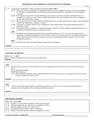 Rehabilitation Hospital Length of Stay Criteria - Louisiana, Page 2