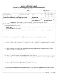 Request for Psychiatric/Substance Abuse Extension/Reconsideration - Louisiana, Page 4