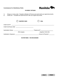 Commissioner for Oaths Application/Renewal - Manitoba, Canada, Page 4