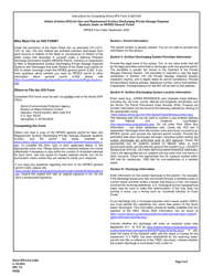 NPDES Form ILG62 (IL532-3043; WPC772) Notice of Intent (Noi) for New and Replacement Surface Discharging Private Sewage Disposal Systems - Illinois, Page 5
