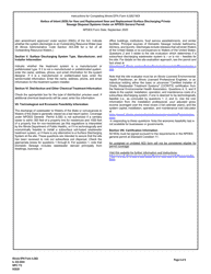 NPDES Form ILG62 (IL532-3043; WPC772) Notice of Intent (Noi) for New and Replacement Surface Discharging Private Sewage Disposal Systems - Illinois, Page 6