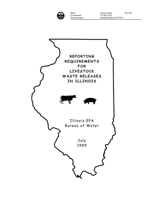 Livestock Waste Release Required Report Information Form - Illinois Download Pdf