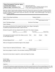 Livestock Waste Release Required Report Information Form - Illinois, Page 6
