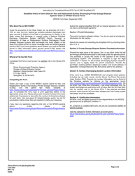 NPDES Form ILG62 (IL532-3045; WPC774) Simplified Notice of Intent (Noi) for New and Replacement Surface Discharging Private Sewage Disposal Systems - Illinois, Page 2