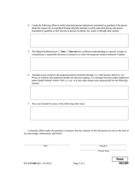 Form CC-GN-048 Request for Expedited Hearing in Connection With Medical Treatment - Maryland, Page 2