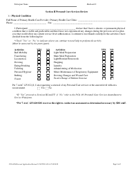 Form PCA-08A Personal Care Services Renewal Application - Alaska, Page 3