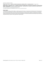 Form 12 Aspect Inspection Certificate (Appointed Competent Person) - Queensland, Australia, Page 4