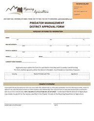Gunner/Pilot Permit Application - Wyoming, Page 2