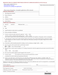 Document preview: CCLE Form 5 Request for Cle Credit for Publication of a Book or Article - Ohio