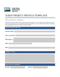 Scbgp Project Profile Template