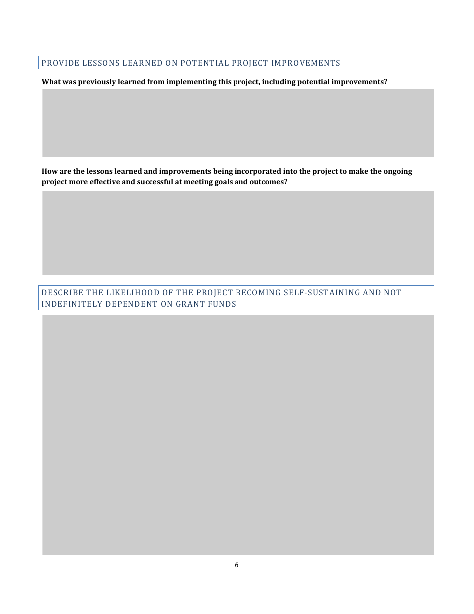 Scbgp Project Profile Template, Page 6