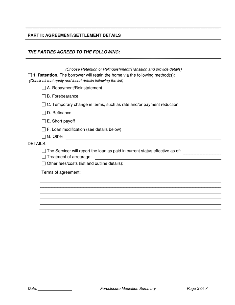 Foreclosure Mediation Summary - Ohio, Page 3