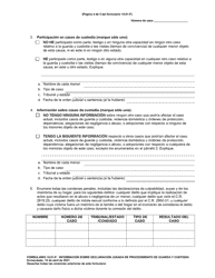 Formulario 10.01-F Informacion Sobre Declaracion Jurada De Procedimiento De Guarda Y Custodia (R.c. 3127.23) - Ohio (Spanish), Page 4