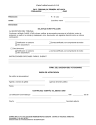 Formulario 10.01-D Solicitud De Orden De Proteccion Civil Contra La Violencia Domestica (R.c. 3113.31) - Ohio (Spanish), Page 7