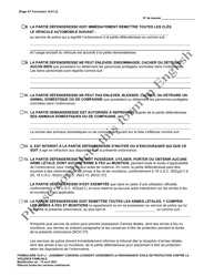 Form 10.01-J Consent Agreement and Domestic Violence Civil Protection Order (R.c. 3113.31) - Ohio (French), Page 4
