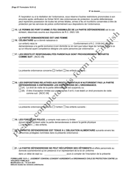 Form 10.01-J Consent Agreement and Domestic Violence Civil Protection Order (R.c. 3113.31) - Ohio (French), Page 5