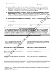 Form 10.01-J Consent Agreement and Domestic Violence Civil Protection Order (R.c. 3113.31) - Ohio (French), Page 7