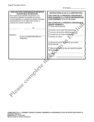Form 10.01-J Consent Agreement and Domestic Violence Civil Protection Order (R.c. 3113.31) - Ohio (French), Page 8