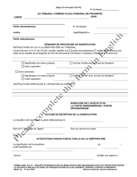 Form 10.01-K Motion to Modify or Terminate Domestic Violence or Dating Violence Civil Protection Order or Consent Agreement (R.c. 3113.31) - Ohio (French), Page 3