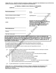 Document preview: Form 10.01-O Motion for Contempt of a Domestic Violence or Dating Violence Civil Protection Order (R.c. 3113.31) - Ohio (French)