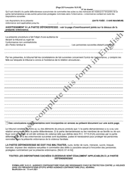 Form 10.01-R Dating Violence Civil Protection Order (Dtcpo) Full Hearing - Ohio (French), Page 2