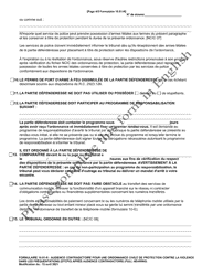 Form 10.01-R Dating Violence Civil Protection Order (Dtcpo) Full Hearing - Ohio (French), Page 4