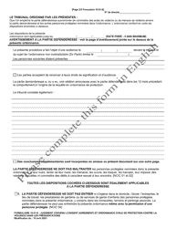 Form 10.01-S Consent Agreement and Dating Violence Civil Protection Order - Ohio (French), Page 2